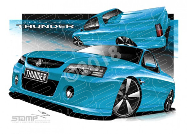 HOLDEN VZ II THUNDER SS UTE TURISMO A1 STRETCHED CANVAS (HC674)