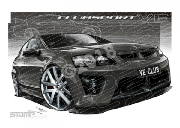 HSV Clubsport VE VE CLUBSPORT EVOKE A1 STRETCHED CANVAS (V130C)