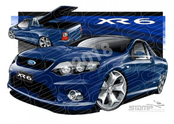 FORD FG XR6 FALCON UTE SENSATION A1 STRETCHED CANVAS (FT322)