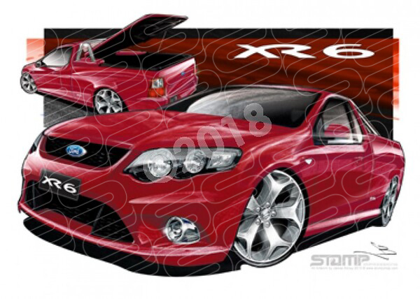 FORD FG XR6 FALCON UTE SEDUCE A1 STRETCHED CANVAS (FT329)