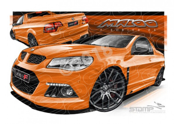 HSV MALOO F SERIES R8 FANTALE A1 STRETCHED CANVAS (V372)