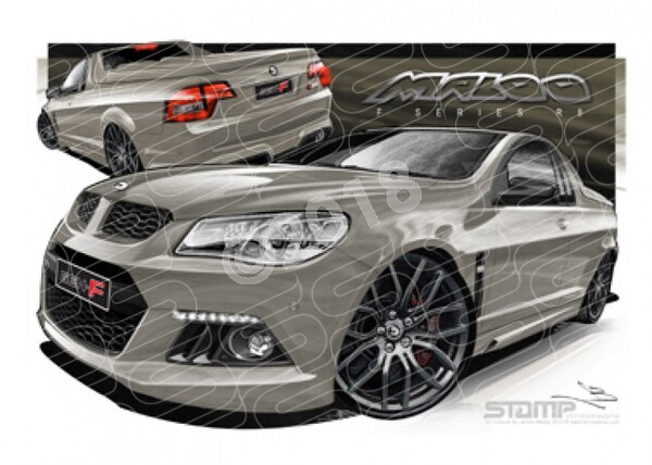 HSV MALOO F SERIES R8 PRUSSIAN STEEL A1 STRETCHED CANVAS (V375)