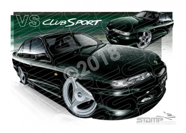 HSV Clubsport VS VS CLUBSPORT PANTHER MICA A1 STRETCHED CANVAS (V158B)