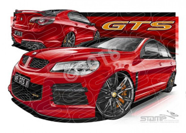 HSV Gts F SERIES II F2 SERIES GTS SOME LIKE IT HOT A1 STRETCHED CANVAS (V437)
