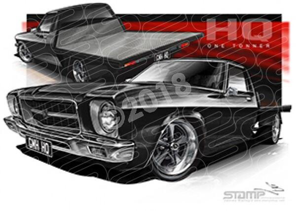 One Tonner HQ HC950 HQ ONE TONNER BLACK A1 STRETCHED CANVAS (HC950)