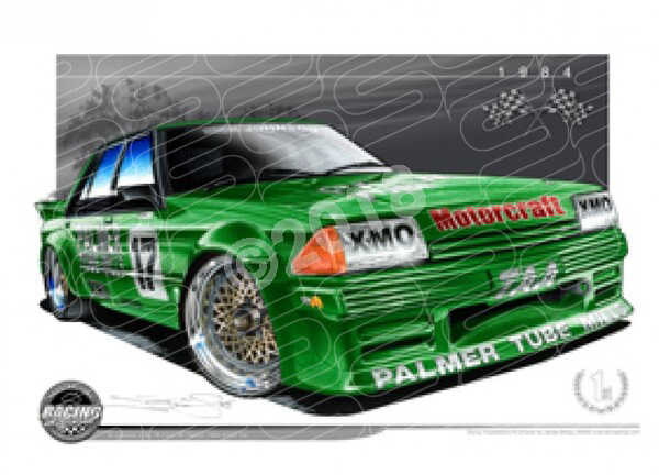 Racing Legends 1984 DICK JOHNSON FORD XE BATHURST A1 STRETCHED CANVAS (RL06)