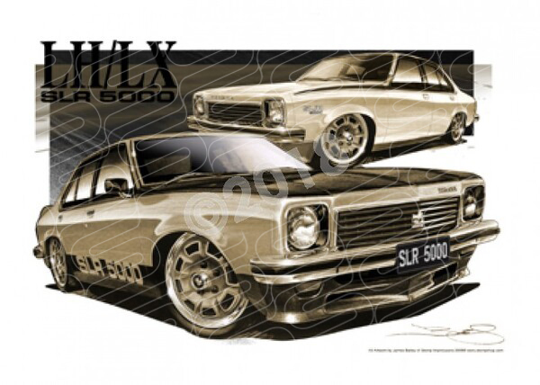 Holden Heritage LH LX HOLDEN TORANA SLR5000 SEPIA TONE A1 STRETCHED CANVAS (HL21)