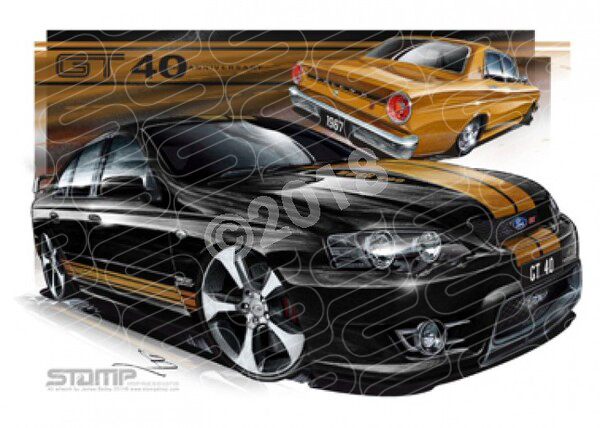FPV BF GT BF GT 40TH ANNIVERSARY A1 STRETCHED CANVAS (*FV048)