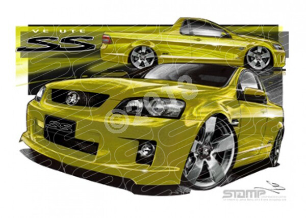 HOLDEN VE SS UTE CRUNCH A1 STRETCHED CANVAS (HC171)