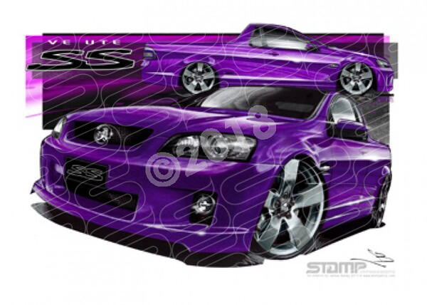 HOLDEN VE SS UTE MORPHEUS A1 STRETCHED CANVAS (HC174)