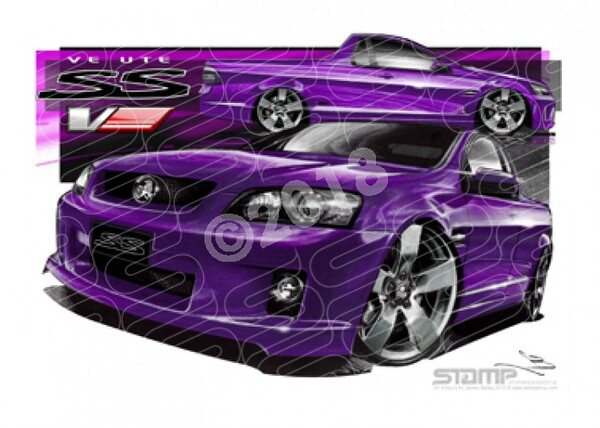 HOLDEN VE SSV UTE MORPHEUS A1 STRETCHED CANVAS (HC174V)