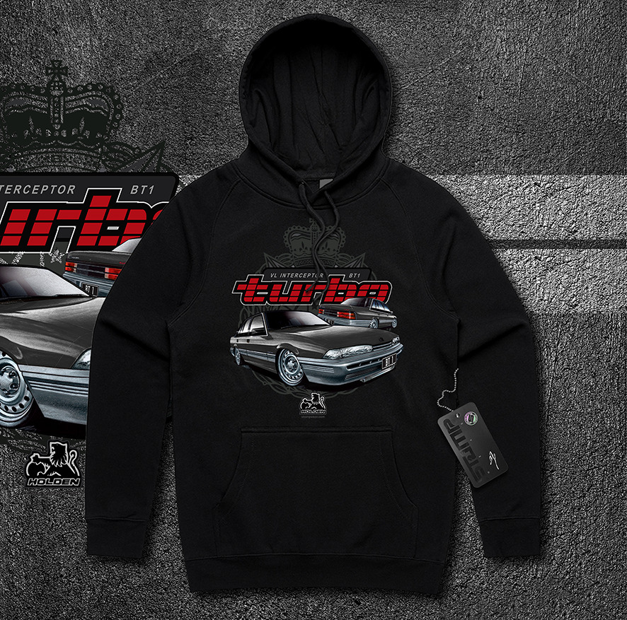 HOLDEN VL INTERCEPTOR BT1 TURBO COMMODORE (6 COLOURS) T-SHIRT/HOODIE TEE GIFT - Picture 15 of 17
