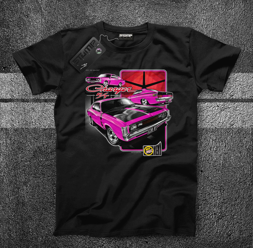 VALIANT CHARGER R/T E38 VH 1971 T-SHIRT/HOODIE CHRYSLER HEMI 6 - Picture 10 of 15