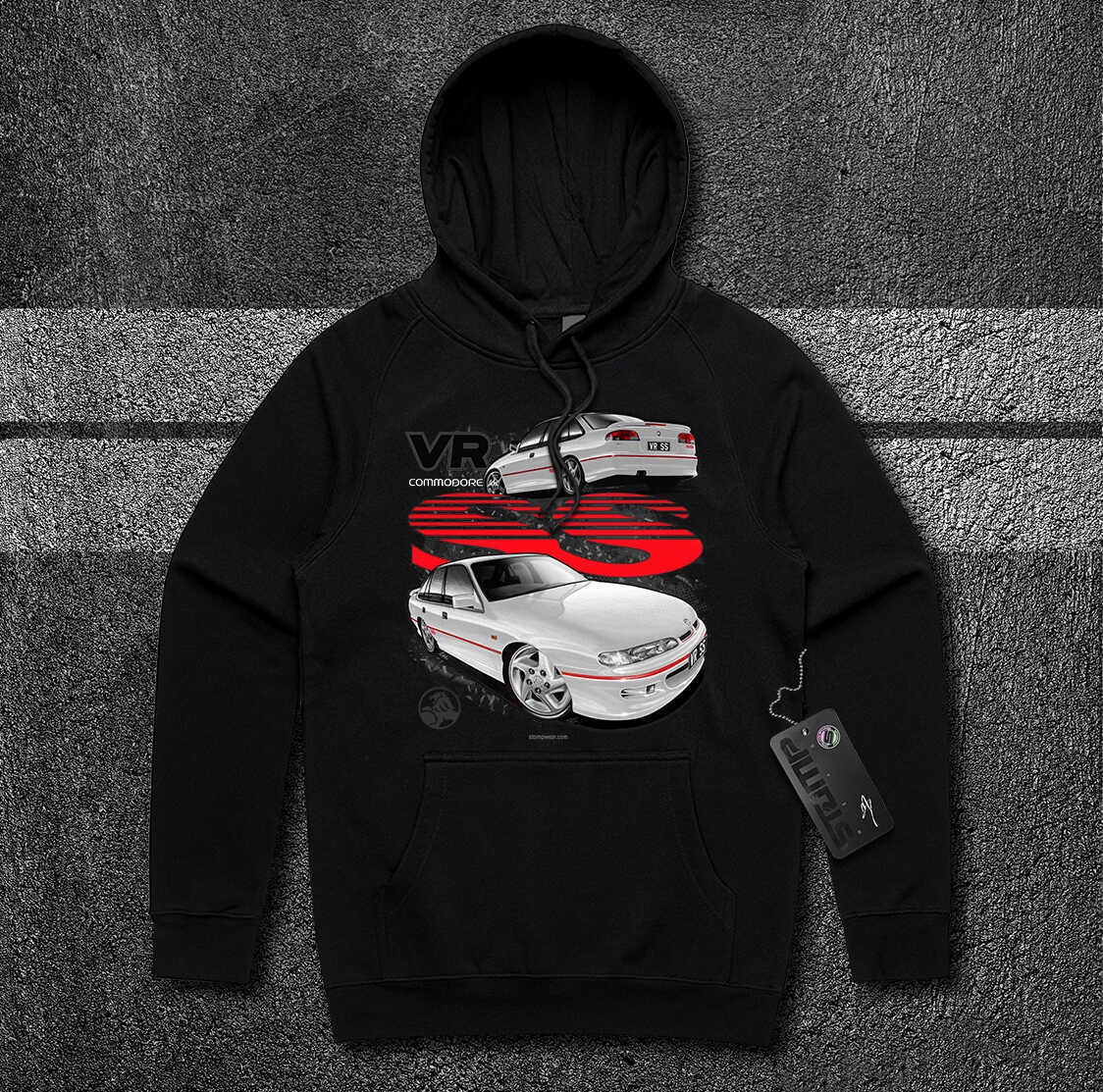 HOLDEN VR SS COMMODORE (1993-1995) HOODIE STOMP AUSSIE MUSCLE CARS - Picture 4 of 8