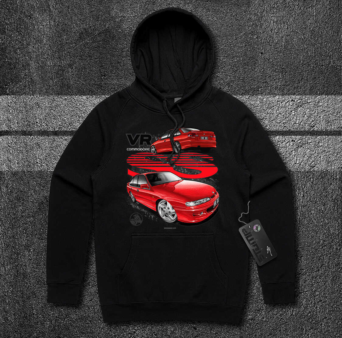 HOLDEN VR SS COMMODORE (1993-1995) HOODIE STOMP AUSSIE MUSCLE CARS - Picture 6 of 8
