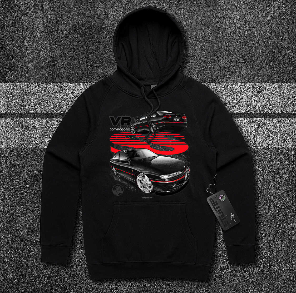HOLDEN VR SS COMMODORE (1993-1995) HOODIE STOMP AUSSIE MUSCLE CARS - Picture 8 of 8