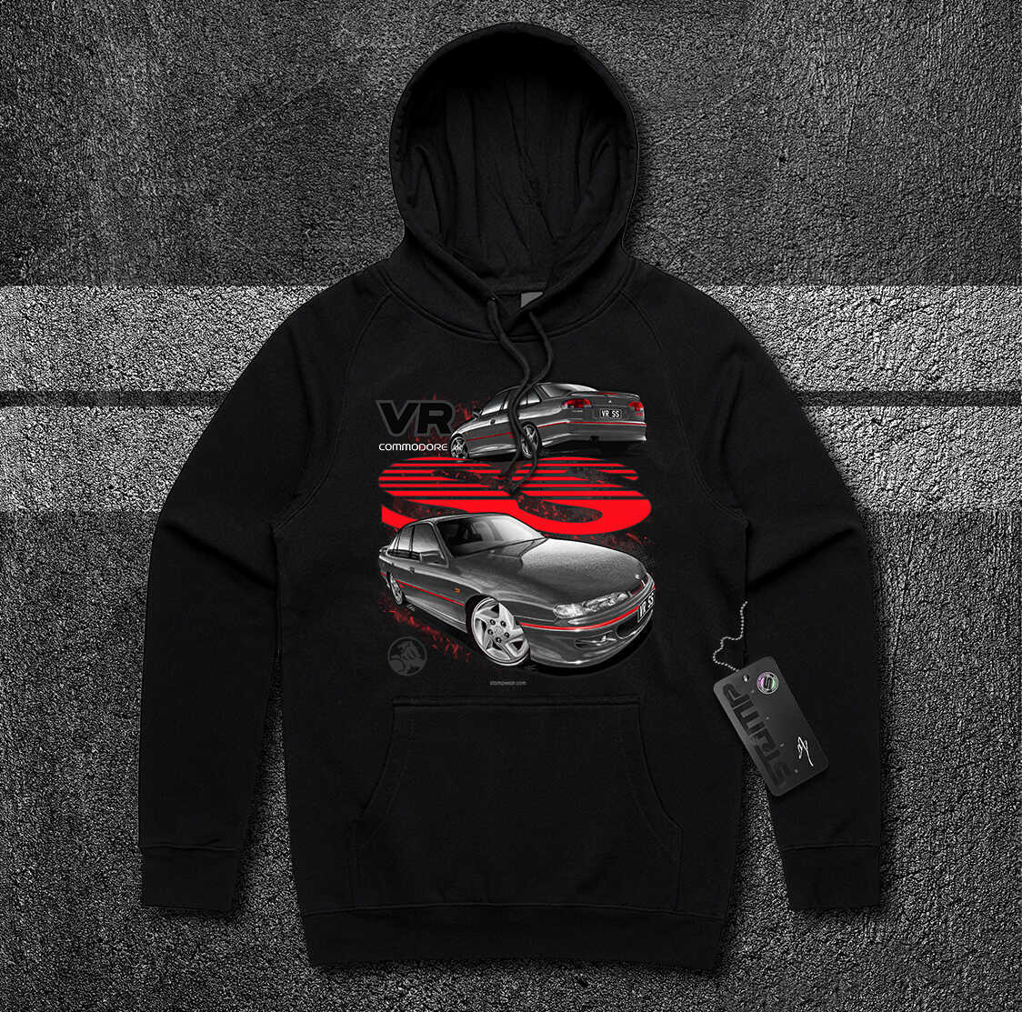 HOLDEN VR SS COMMODORE (1993-1995) HOODIE STOMP AUSSIE MUSCLE CARS - Picture 7 of 8