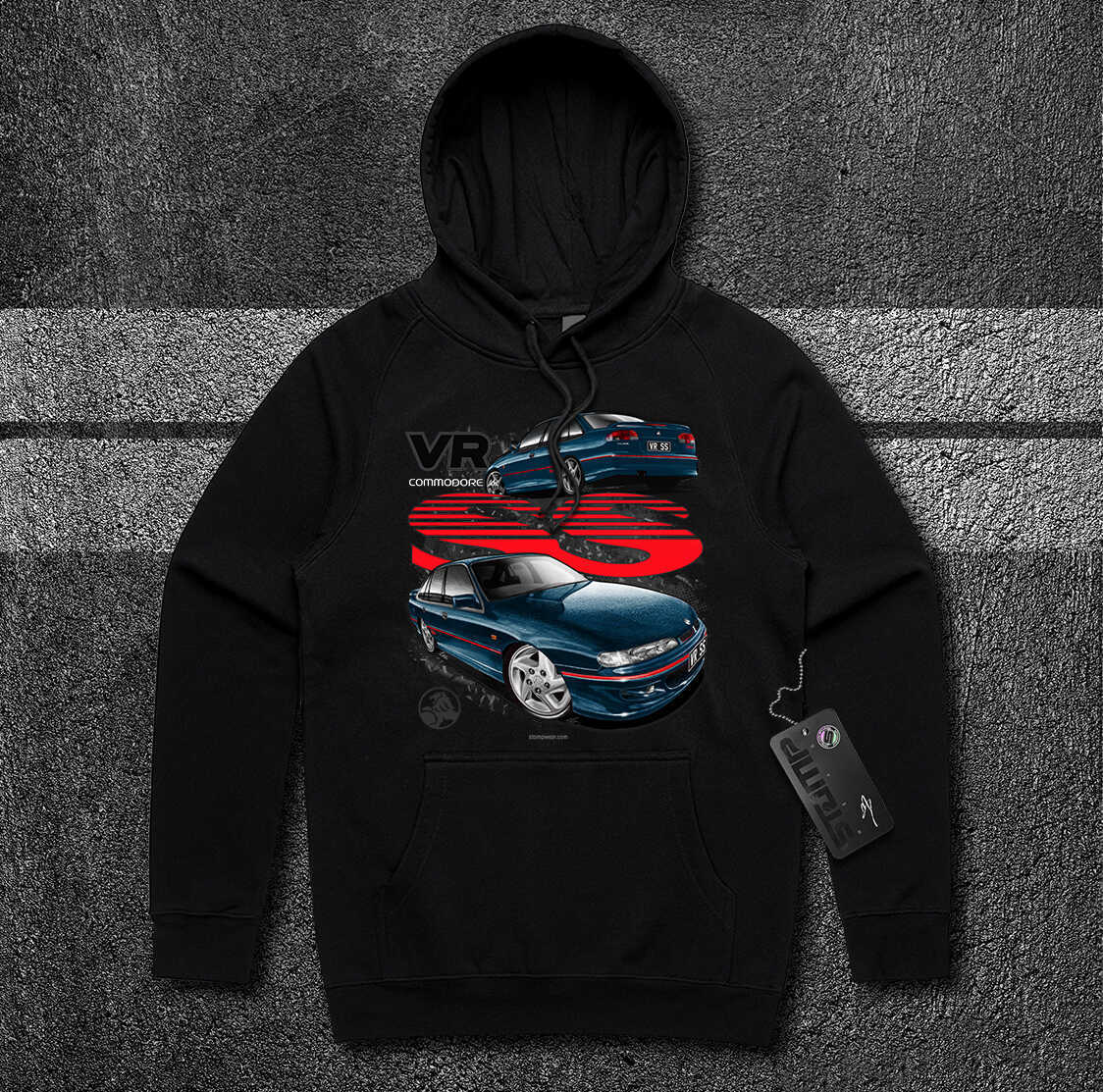HOLDEN VR SS COMMODORE (1993-1995) HOODIE STOMP AUSSIE MUSCLE CARS - Picture 5 of 8