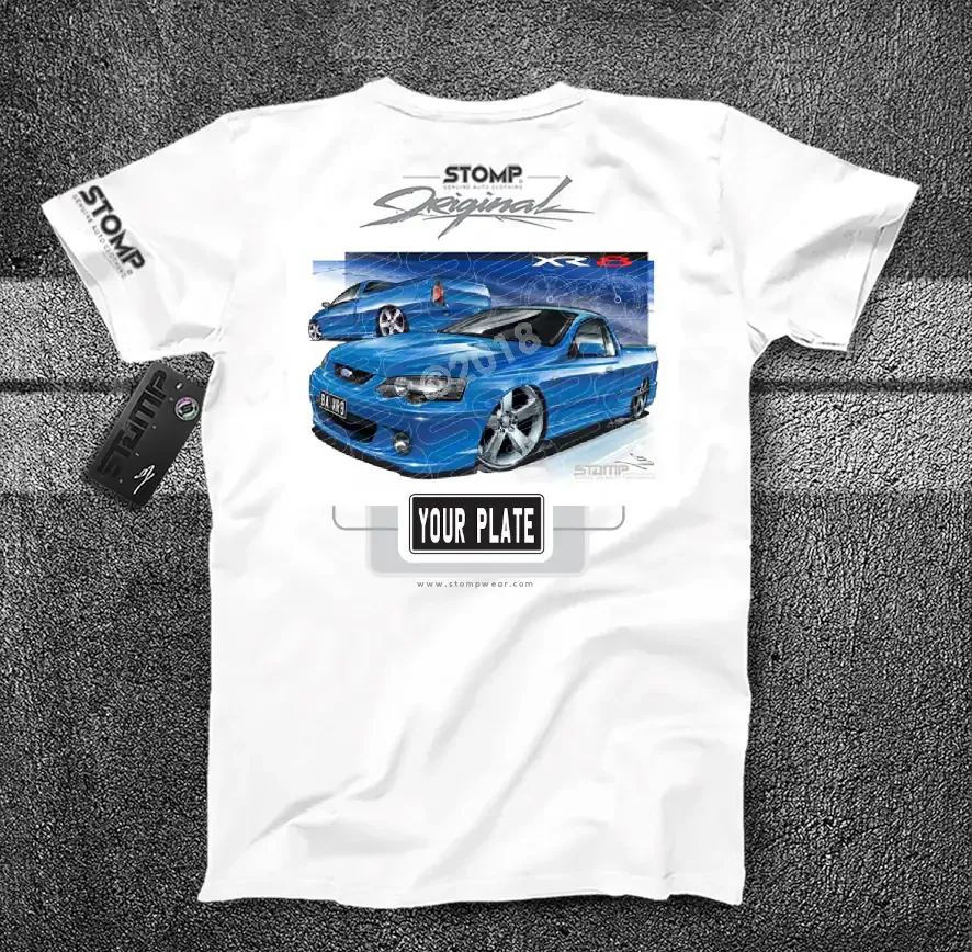 Ford BA XR8 Falcon Ute Personalised Car T-Shirt