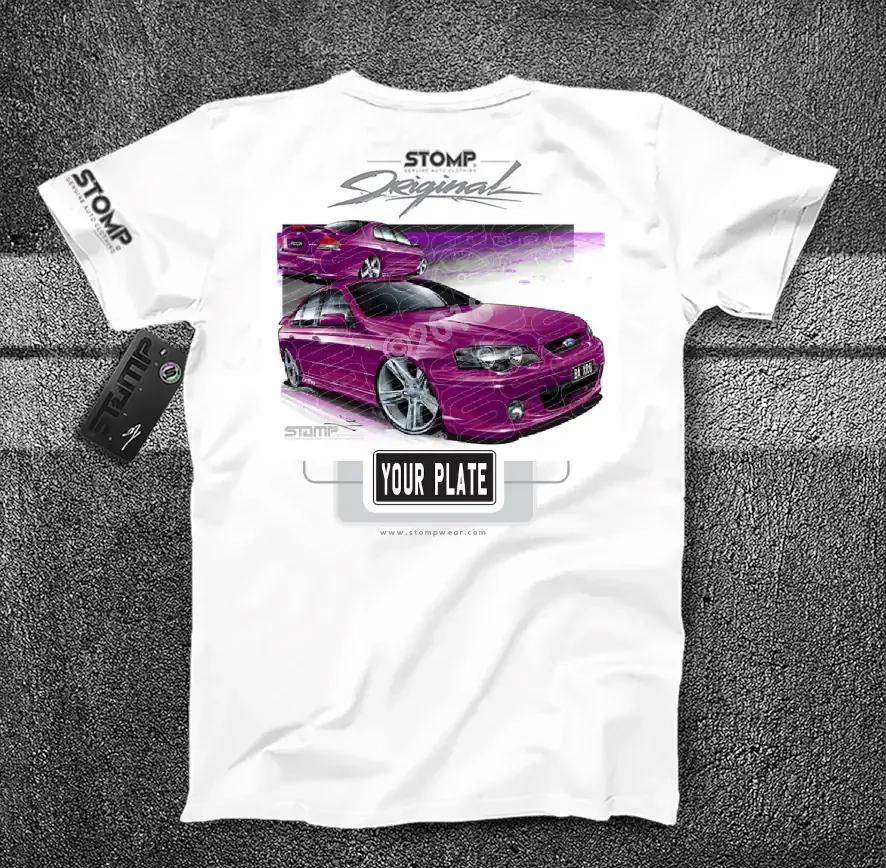 Ford BA XR6 Turbo Falcon Personalised Car T-Shirt