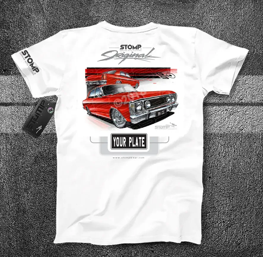 Ford XW GS Fairmont Personalised Car T-Shirt