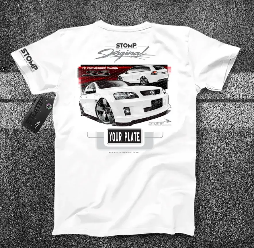 Holden VE SS Commodore Wagon HERON Personalised Car T-Shirt
