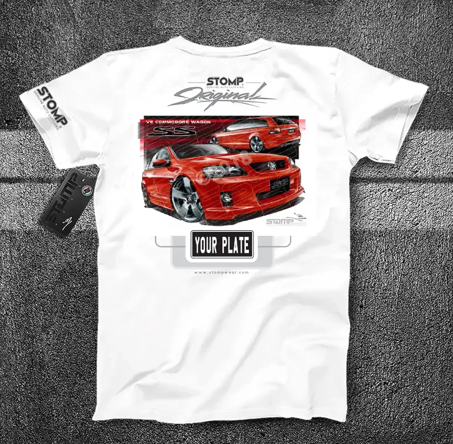 Holden VE SS Commodore Wagon REDHOT Personalised Car T-Shirt