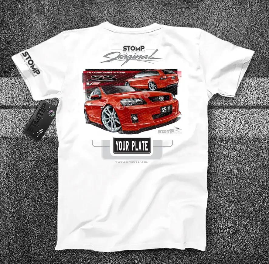 Holden VE SSV Commodore Wagon REDHOT Personalised Car T-Shirt