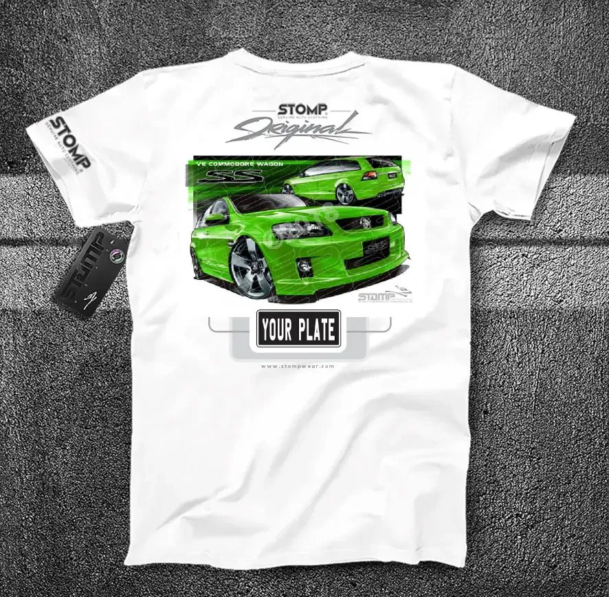Holden VE SS Commodore Wagon ATOMIC Personalised Car T-Shirt