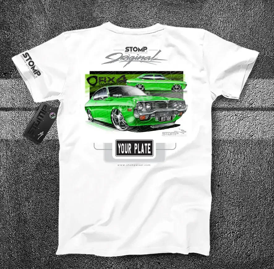 Mazda RX4 GREEN Personalised Car T-Shirt