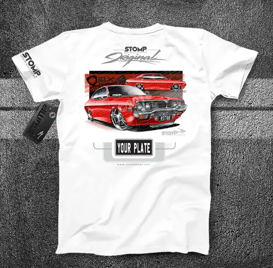 Mazda RX4 RED Personalised Car T-Shirt
