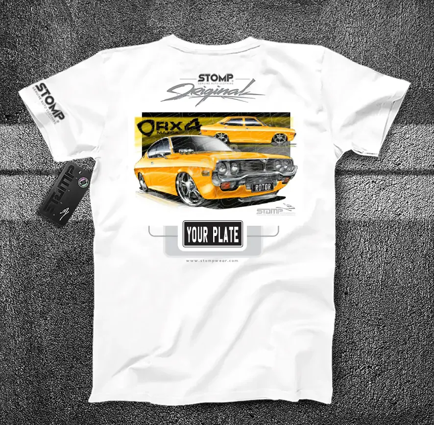 Mazda RX4 YELLOW Personalised Car T-Shirt