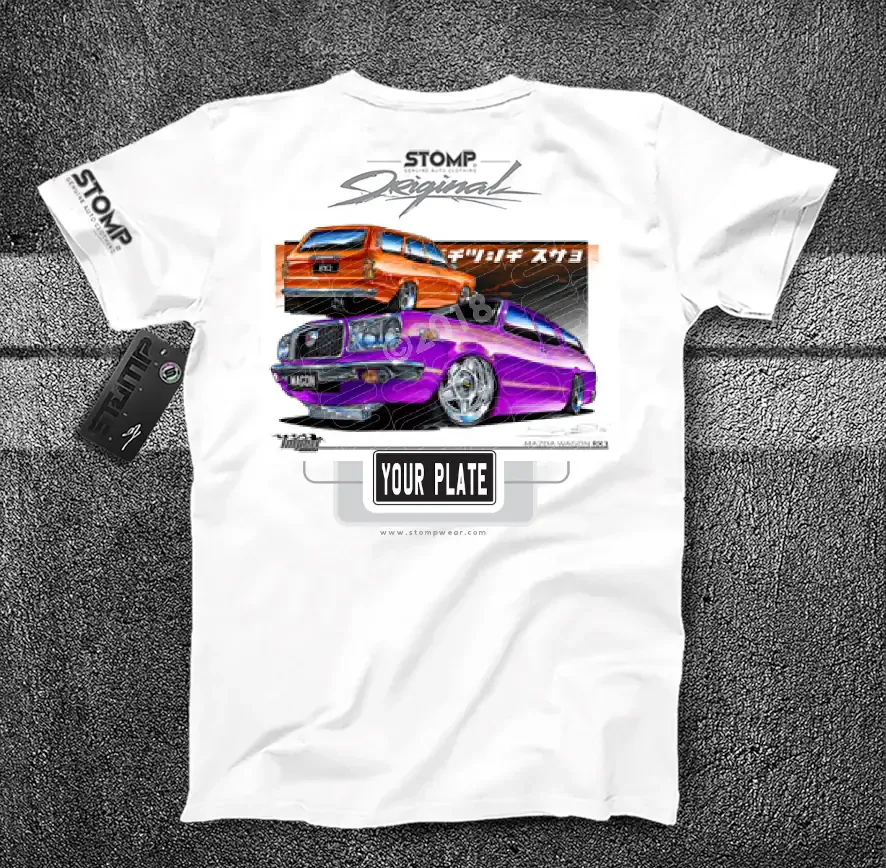 Mazda RX3 WAGON Personalised Car T-Shirt
