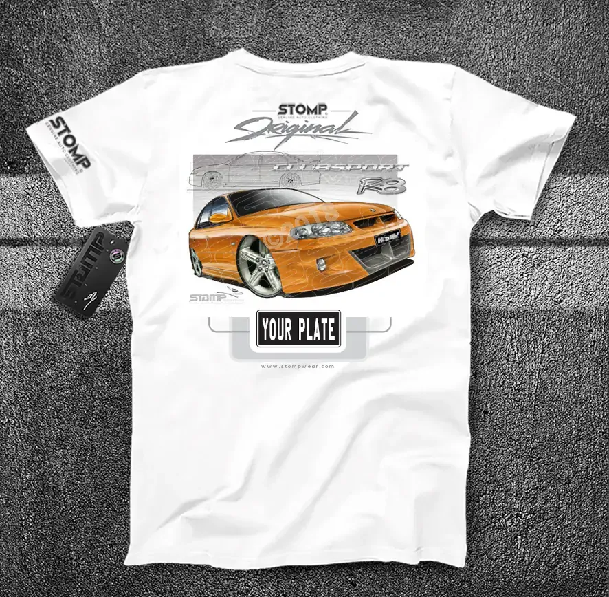 HSV VT Clubsport R8 Personalised Car T-Shirt