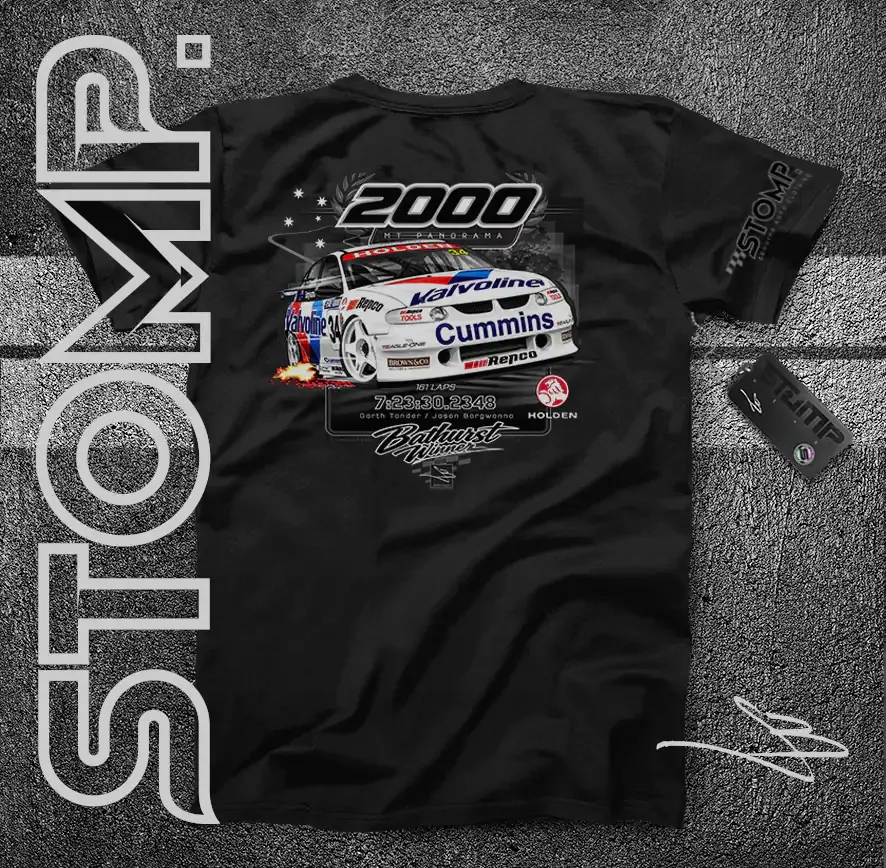 2000 Bathurst Winner | Holden VT Commodore | Garth Tander / Jason Bargwanna T-Shirt & Hoodie
