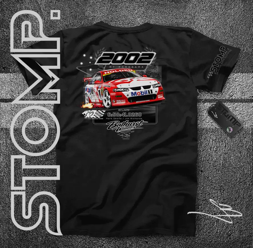 2002 Bathurst Winner | Holden VX Commodore | Mark Skaife / Jim Richards T-Shirt & Hoodie