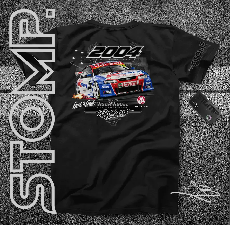 2004 Bathurst Winner | Holden VY Commodore | Greg Murphy / Rick Kelly T-Shirt & Hoodie