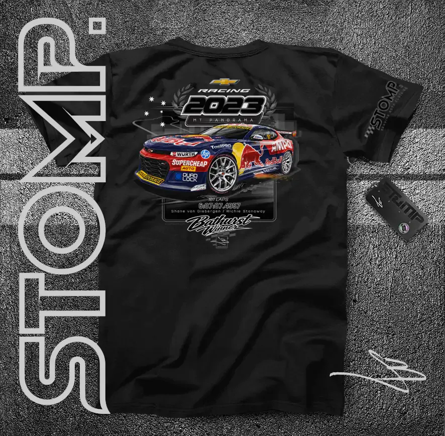 2023 Bathurst Winner | Chevrolet Camaro ZL1-1LE | Shane van Gisbergen / Richie Stanaway T-Shirt & Hoodie