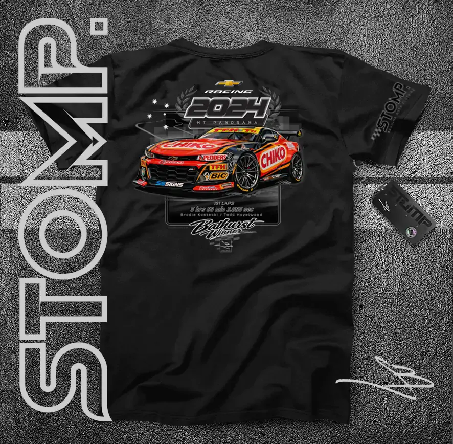 2024 Bathurst Winner | Chevrolet Camaro ZL1 Gen3 | Brodie Kostecki / Todd Hazelwood T-Shirt & Hoodie