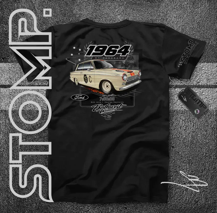 1964 Bathurst Winner | Ford Cortina GT | Bob Jane / George Reynolds T-Shirt & Hoodie
