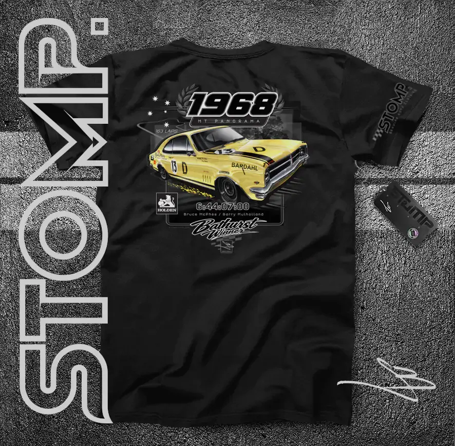 1968 Bathurst Winner | Holden Monaro GTS 327 | Bruce McPhee / Barry Mulholland T-Shirt & Hoodie