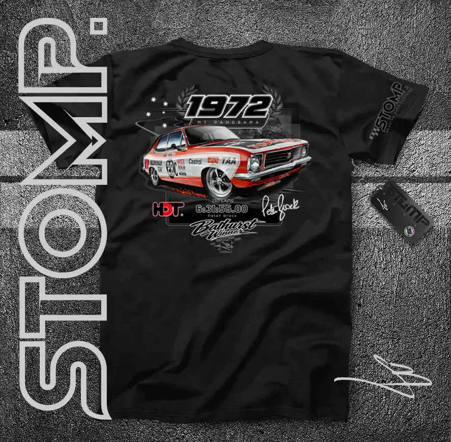 1972 Bathurst Winner | Holden Torana LJ XU-1 | Peter Brock T-Shirt & Hoodie