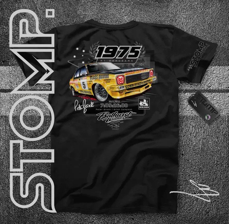 1975 Bathurst Winner | Holden Torana LH L34 | Peter Brock / Brian Sampson T-Shirt & Hoodie
