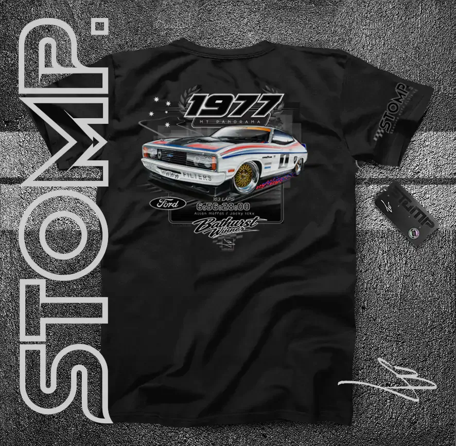 1977 Bathurst Winner | Ford XC Falcon | Allan Moffat / Jacky Ickx T-Shirt & Hoodie
