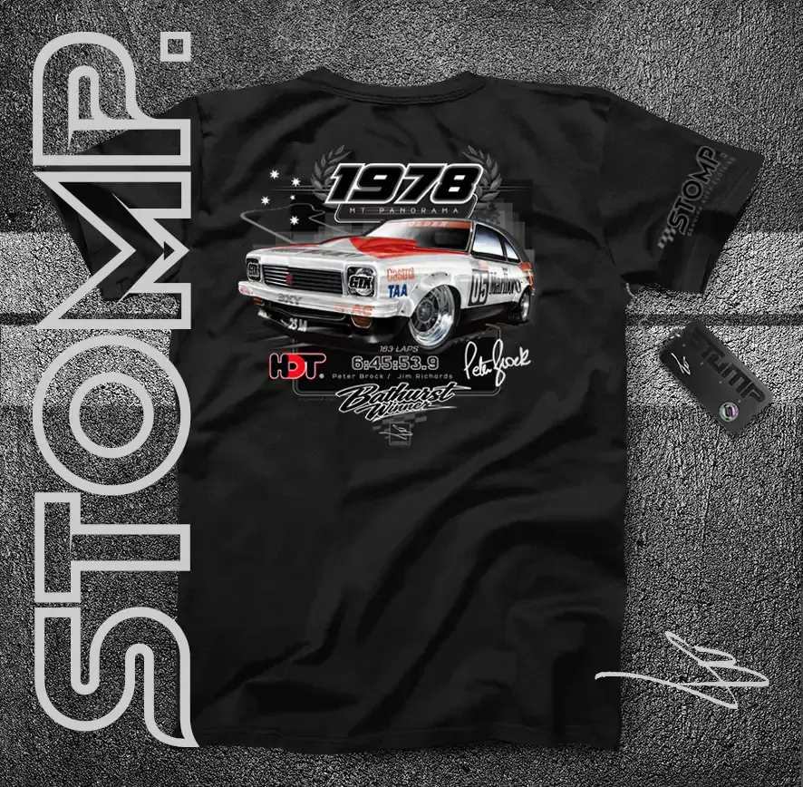 1978 Bathurst Winner | Holden Torana A9X SS Hatchback | Peter Brock / Jim Richards T-Shirt & Hoodie