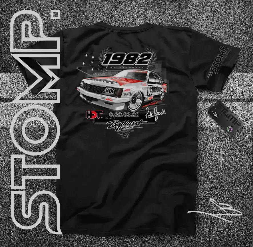 1982 Bathurst Winner | Holden VH Commodore | Peter Brock / Larry Perkins T-Shirt & Hoodie