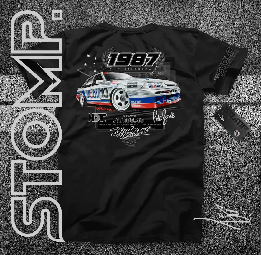 1987 Bathurst Winner | Holden VL Commodore | Peter Brock / Peter McLeod / David Parsons T-Shirt & Hoodie