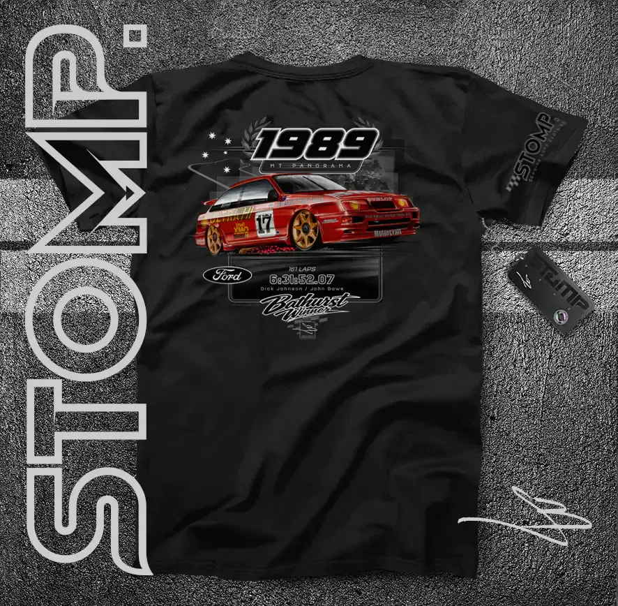 1989 Bathurst Winner | Ford Sierra RS500 | Dick Johnson / John Bowe T-Shirt & Hoodie
