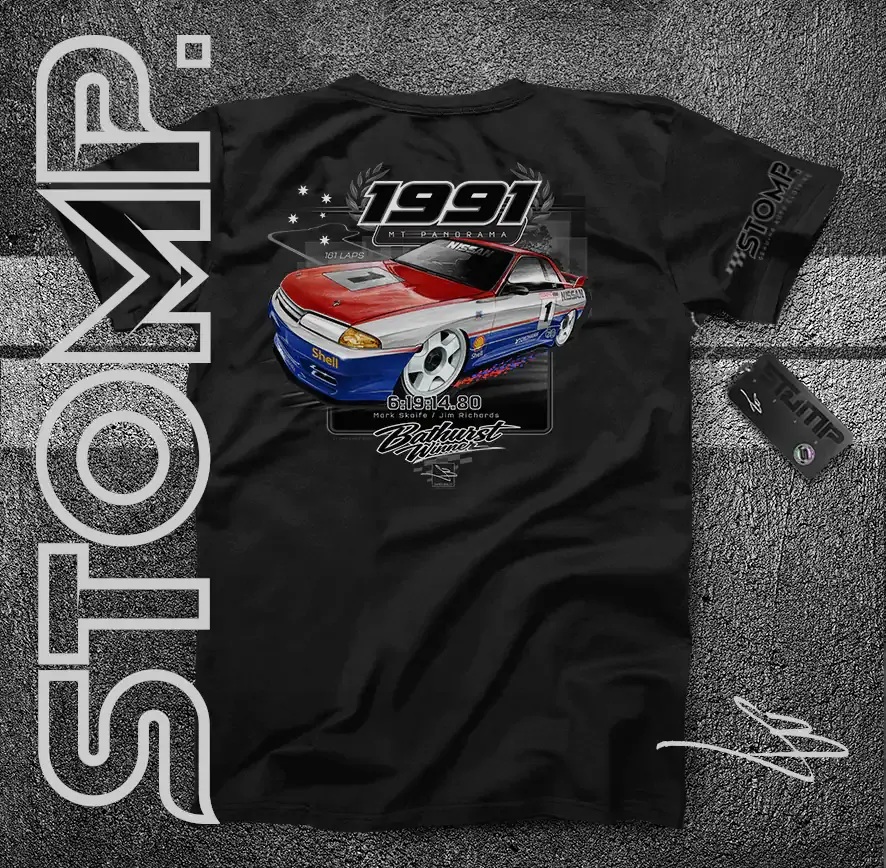 1991 Bathurst Winner | Nissan Skyline GT-R | Jim Richards / Mark Skaife T-Shirt & Hoodie