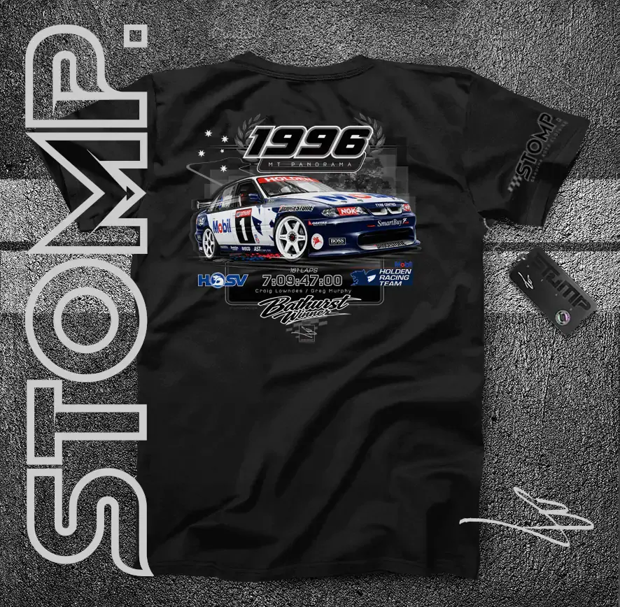 1996 Bathurst Winner | Holden VR Commodore | Craig Lowndes / Greg Murphy T-Shirt & Hoodie